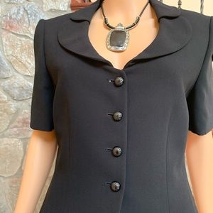 TAHARI DOUBLE COLLAR JACKET
